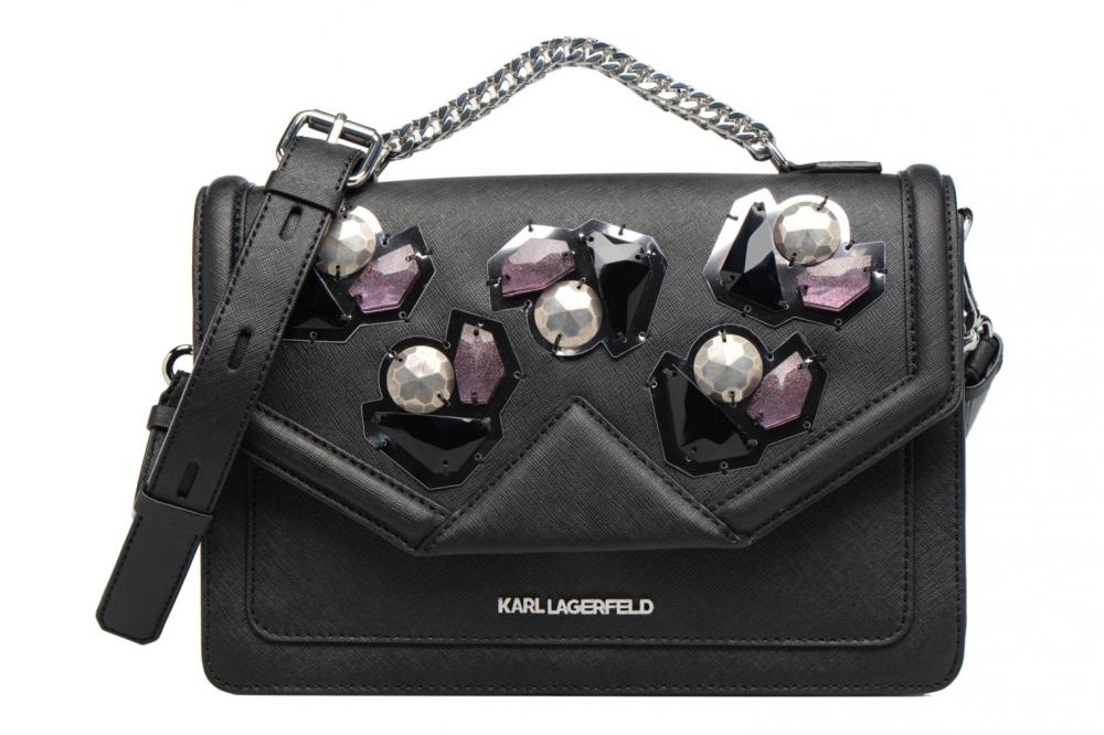 Borse Karl Lagerfeld Klassik Diamond Shoulder bag Nero (Black A999)