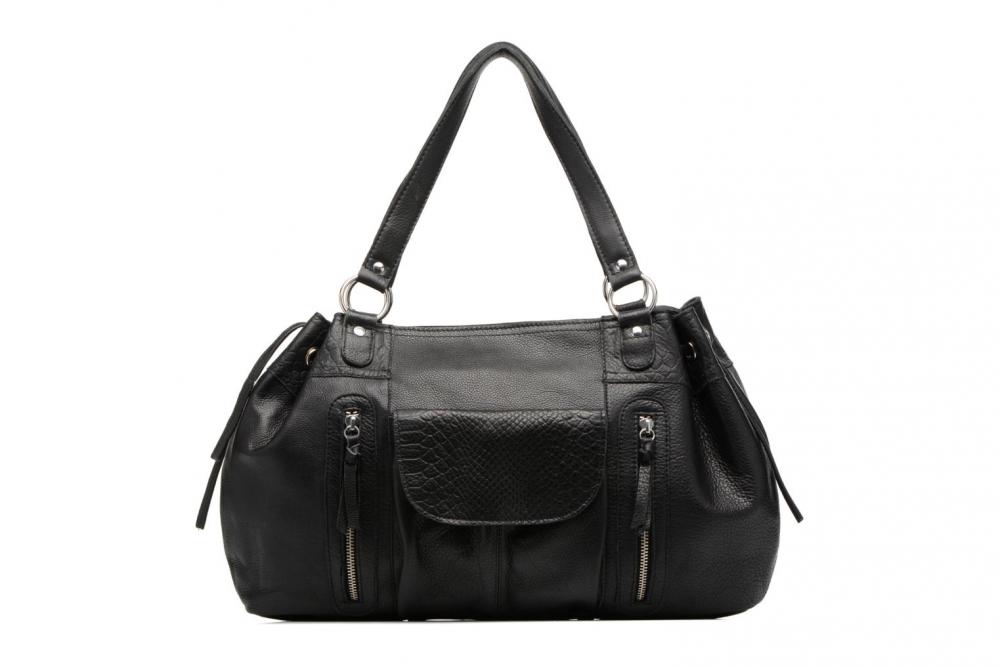 Borse Pieces Jihano Leather Bag Nero (Black)