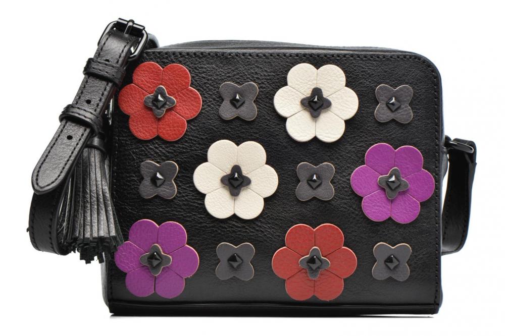 Borse Rebecca Minkoff Floral Applique Camera bag Nero (Black multi)